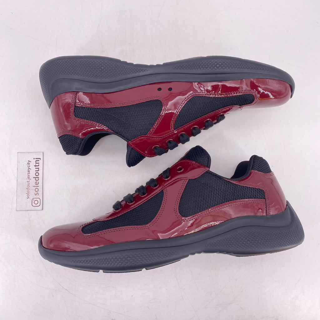 Prada America's Cup "Burgundy Black"  Used Size 7.5 PRADA