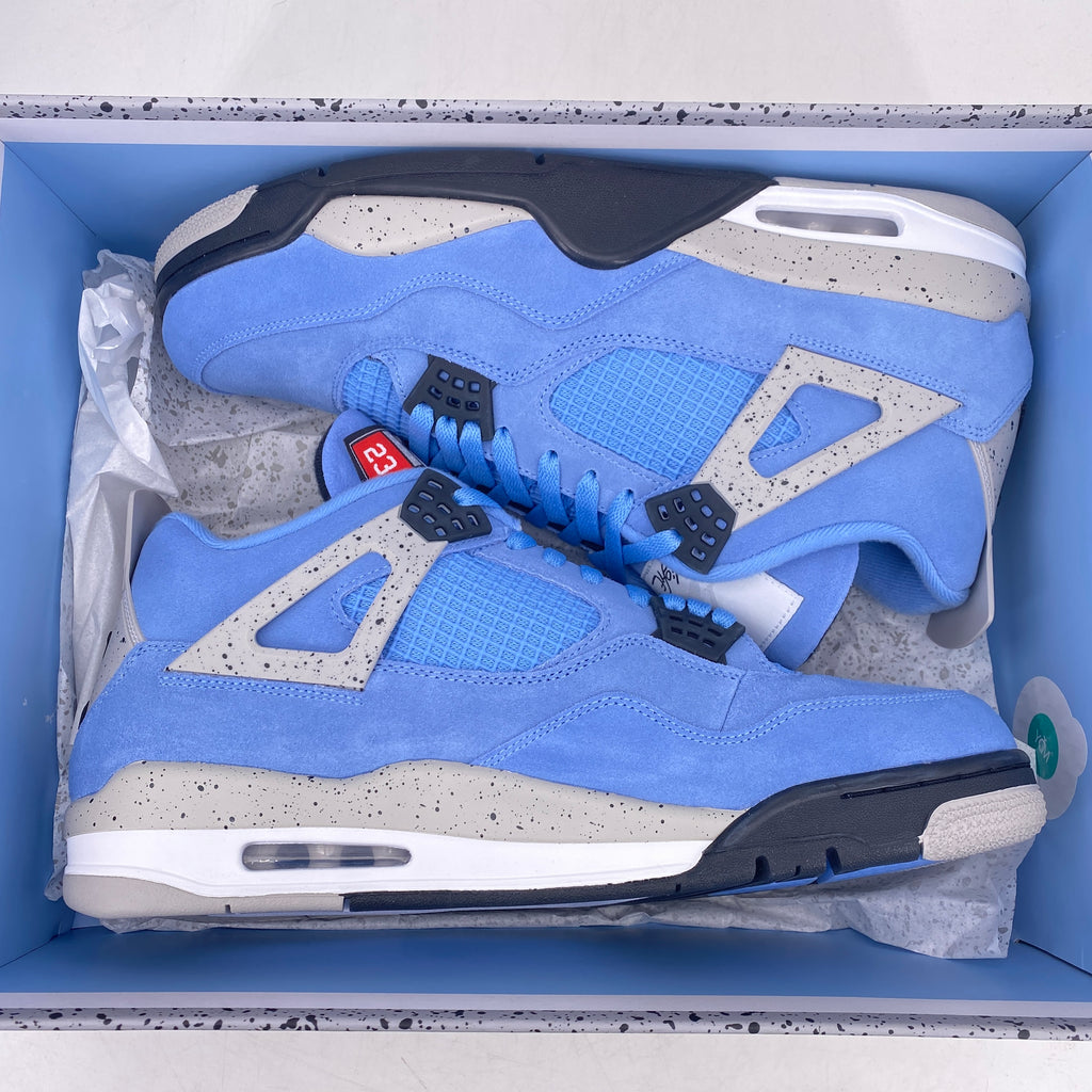 Air Jordan 4 Retro "University Blue" 2021 New Size 13