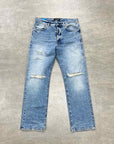 Purple Jeans "DISTRESSED" Blue New Size 33