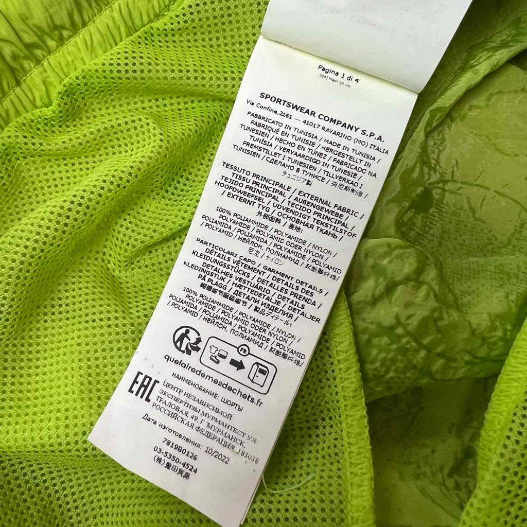 Stone Island Trunks "DE BAIN" Green Used Size L