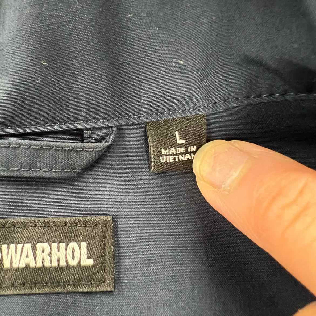 Uniqlo Coach Jacket "KAWS + WARHOL" Navy Used Size L