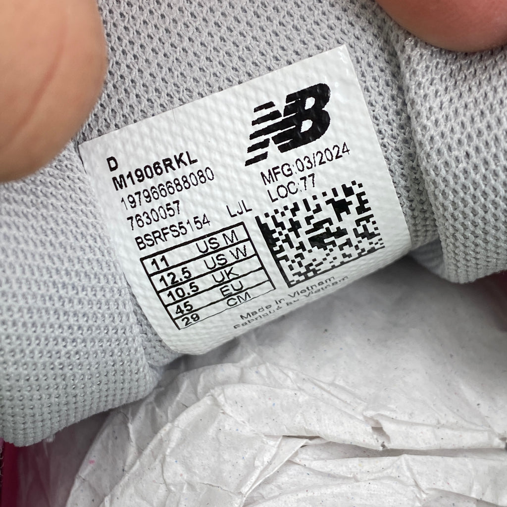 New Balance 1906r "Action Bronson Rosewater" 2024 Used Size 11