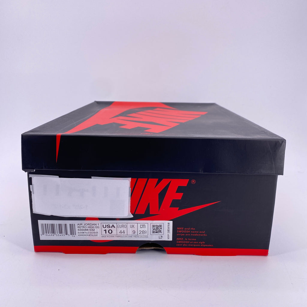 Air Jordan 1 Retro High OG "Black Metallic" 2020 New Size 10