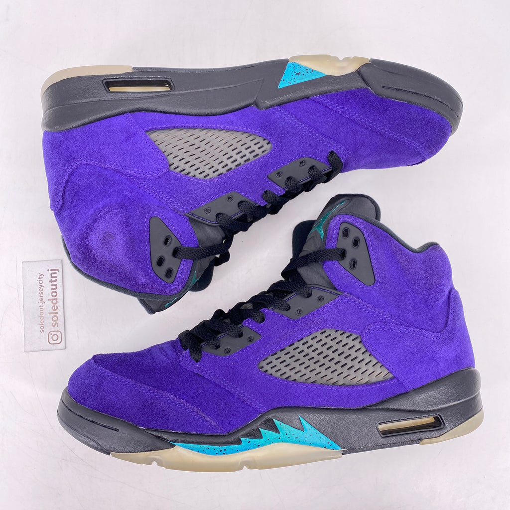 Air Jordan 5 Retro "Alternate Grape" 2020 Used Size 11.5