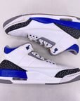 Air Jordan 3 Retro "Racer Blue" 2021 Used Size 9.5