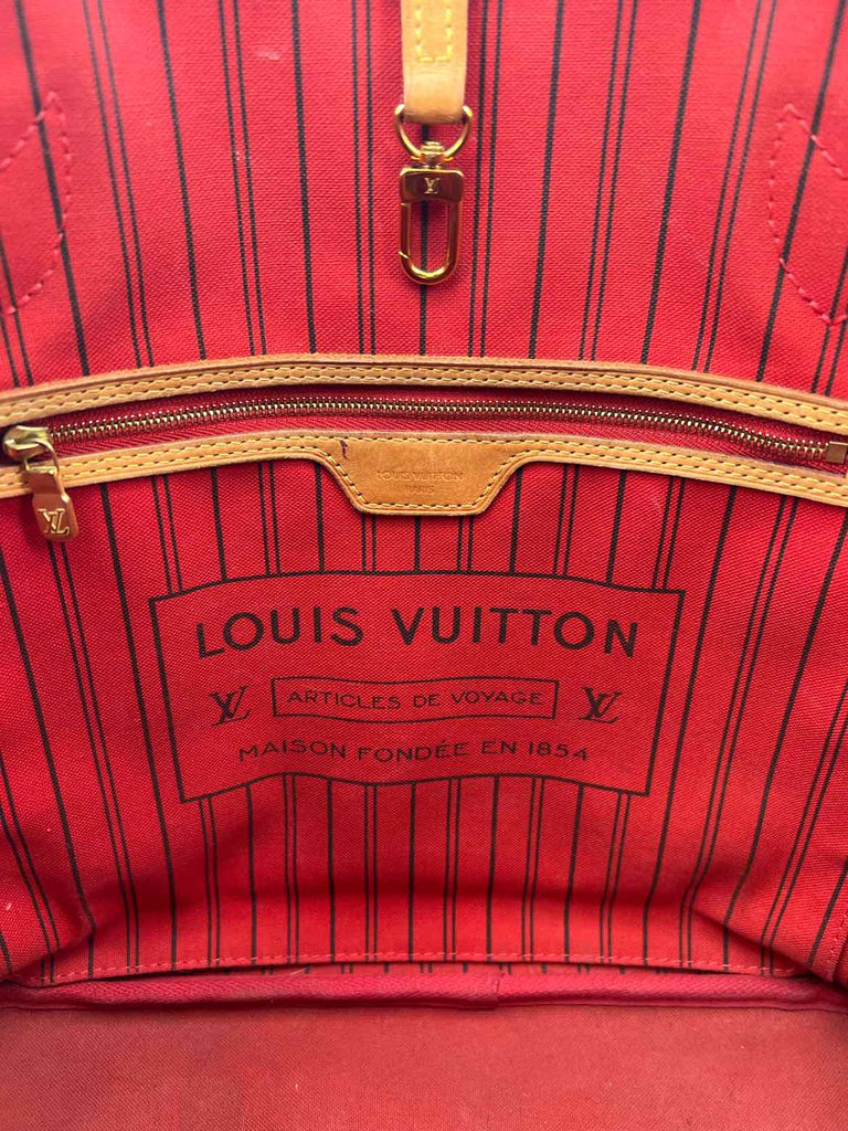 Louis Vuitton Neverfull MM "MONOGRAM CANVAS" Used Brown Size MM