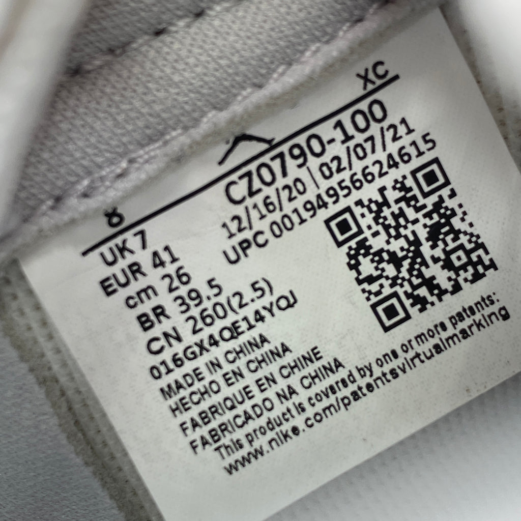 Air Jordan 1 Retro Low "Neutral Grey" 2021 New Size 8