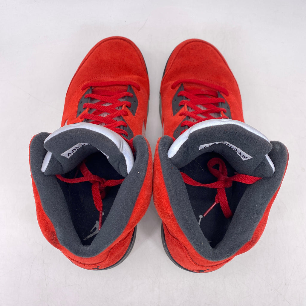Air Jordan 5 Retro "Raging Bull Red Suede" 2021 Used Size 13
