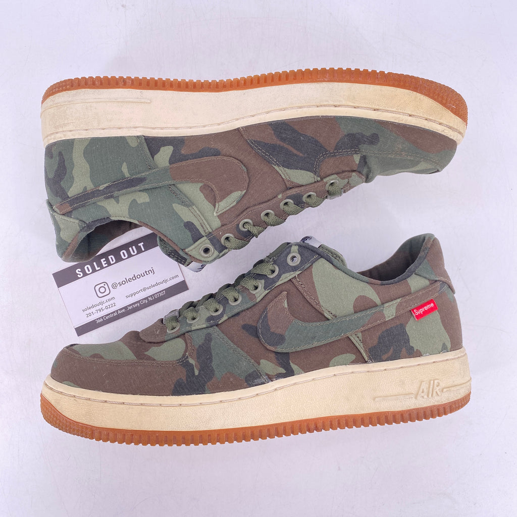 Nike Air Force 1 Low "Supreme Camo" 2012 Used Size 9