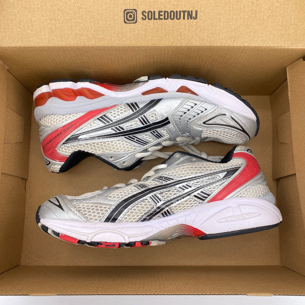 Asics Gel-Kayano 14 "White Red" 2020 Used Size 6