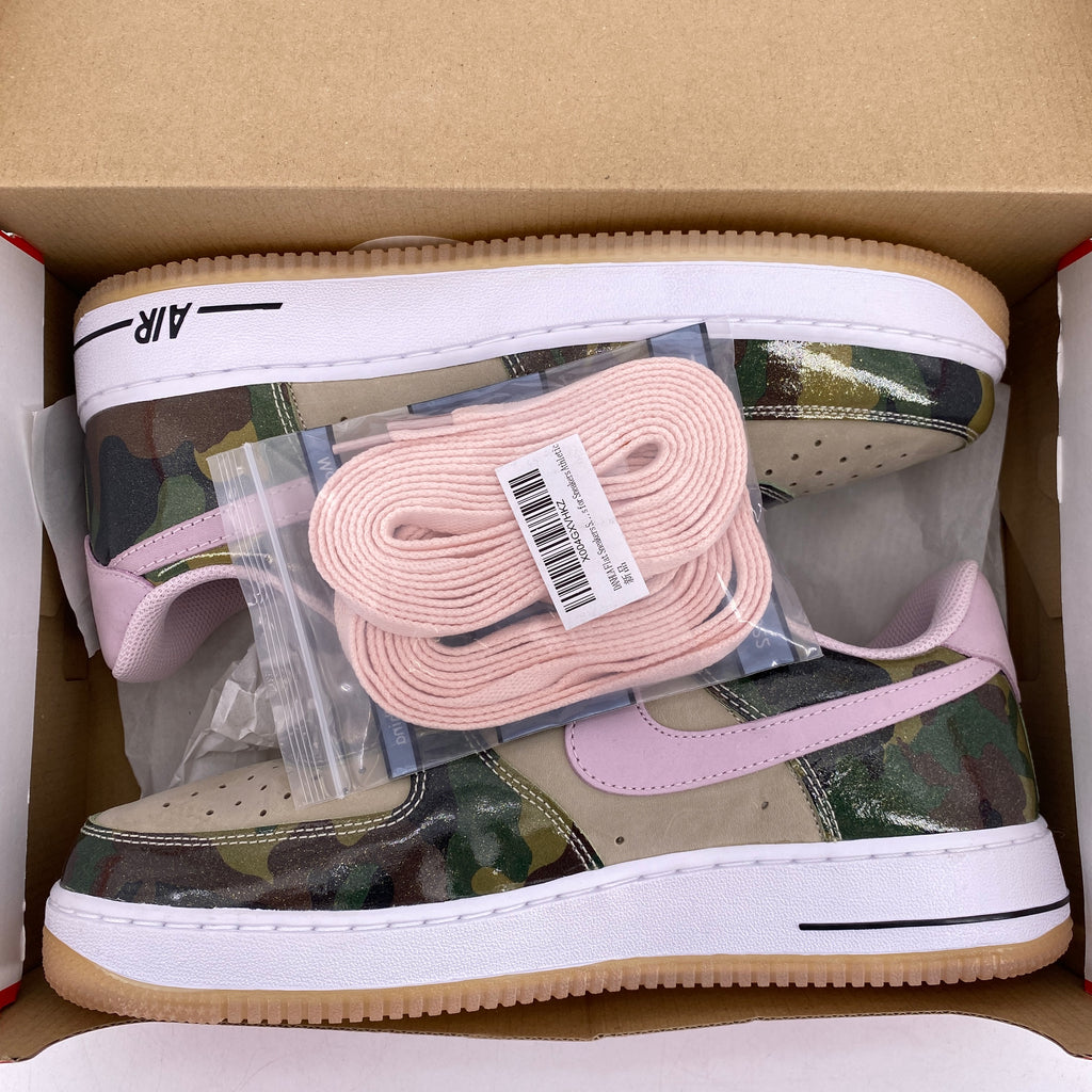 Nike Air Force 1 Low "Patent Camo Pink" 2025 New Size 10.5