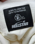 Hellstar T-Shirt "GLITTER P2P" White New Size XL