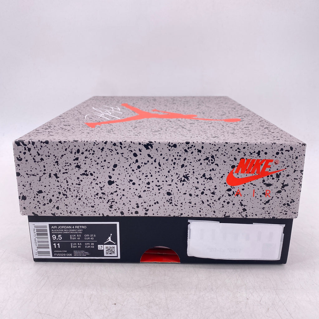 Air Jordan 4 Retro "Bred Reimagined" 2024 New (Cond) Size 9.5