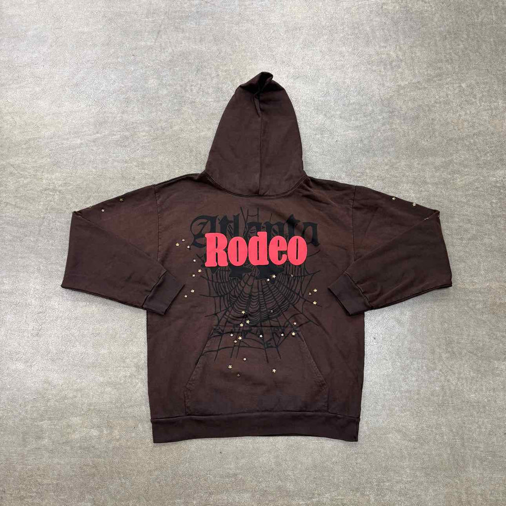 Travis Scott Hoodie "SP5DER DAYS BEFORE RODEO" Brown New Size 2XL