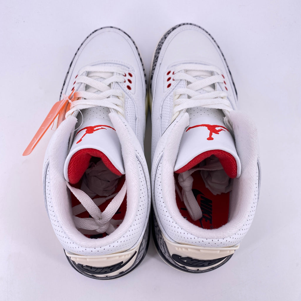 Air Jordan 3 Retro "White Cement Reimagined" 2023 New Size 8.5