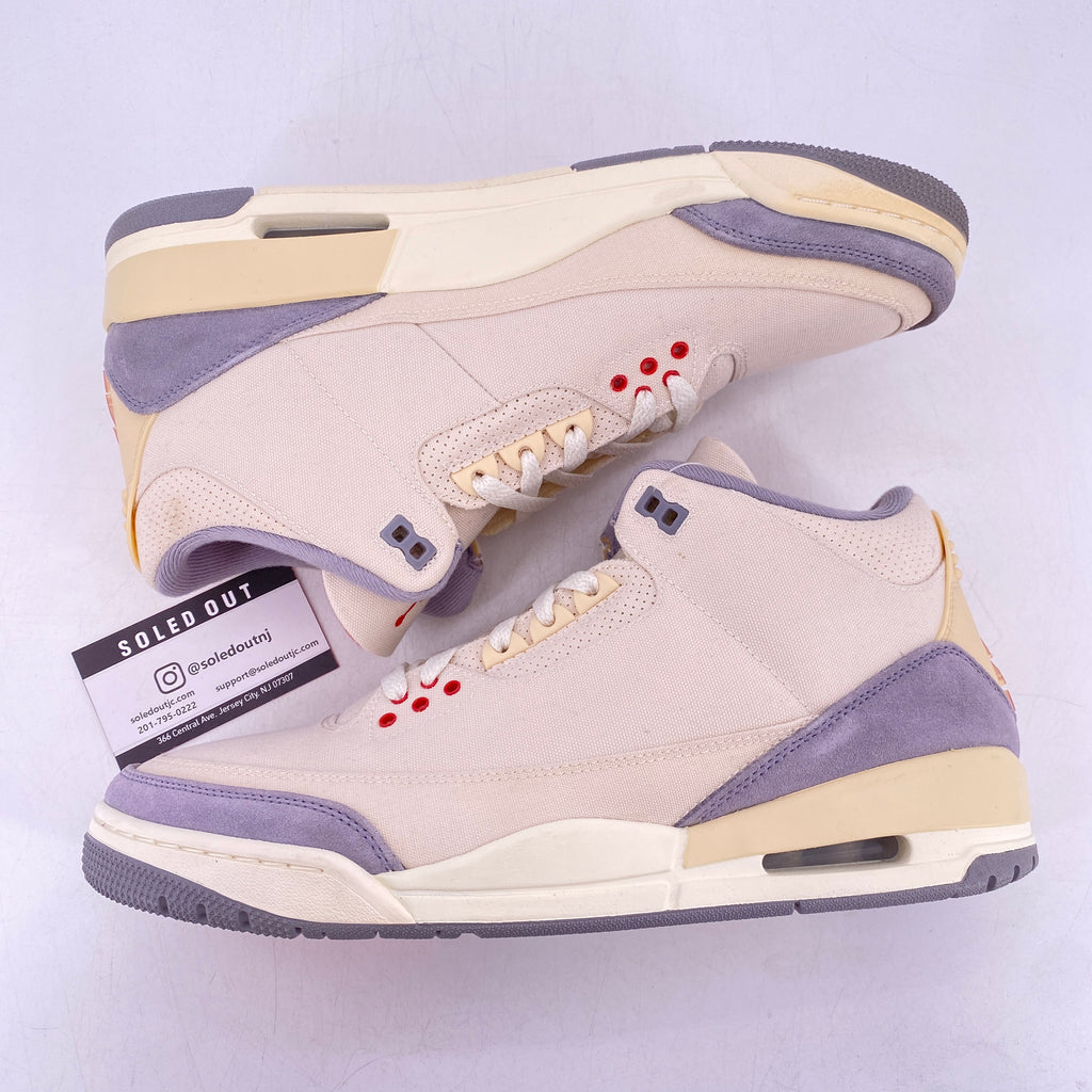 Air Jordan 3 Retro "Muslin" 2022 New Size 11.5