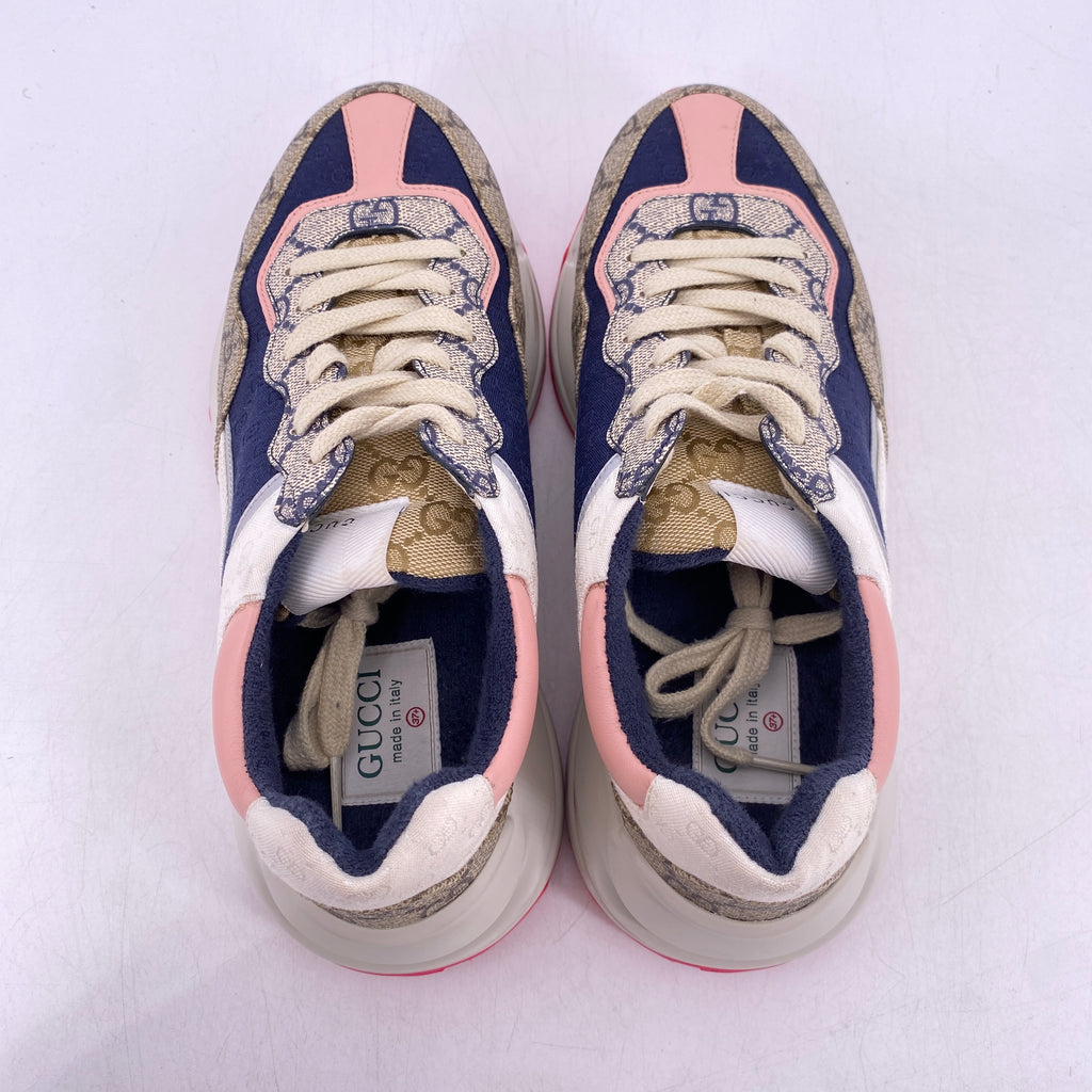 Gucci (W) Rython "Beige Pink Monogram"  Used Size 37.5