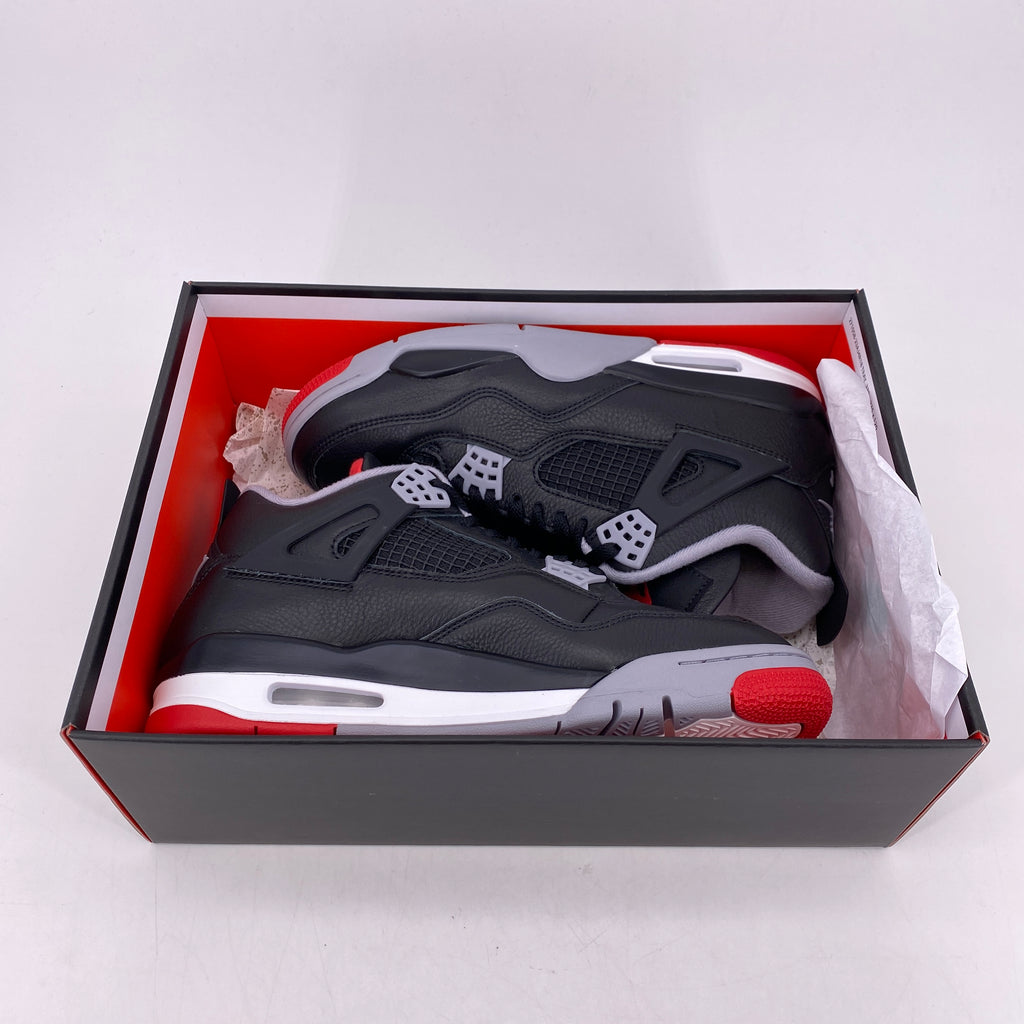 Air Jordan 4 Retro "Bred Reimagined" 2024 New Size 9