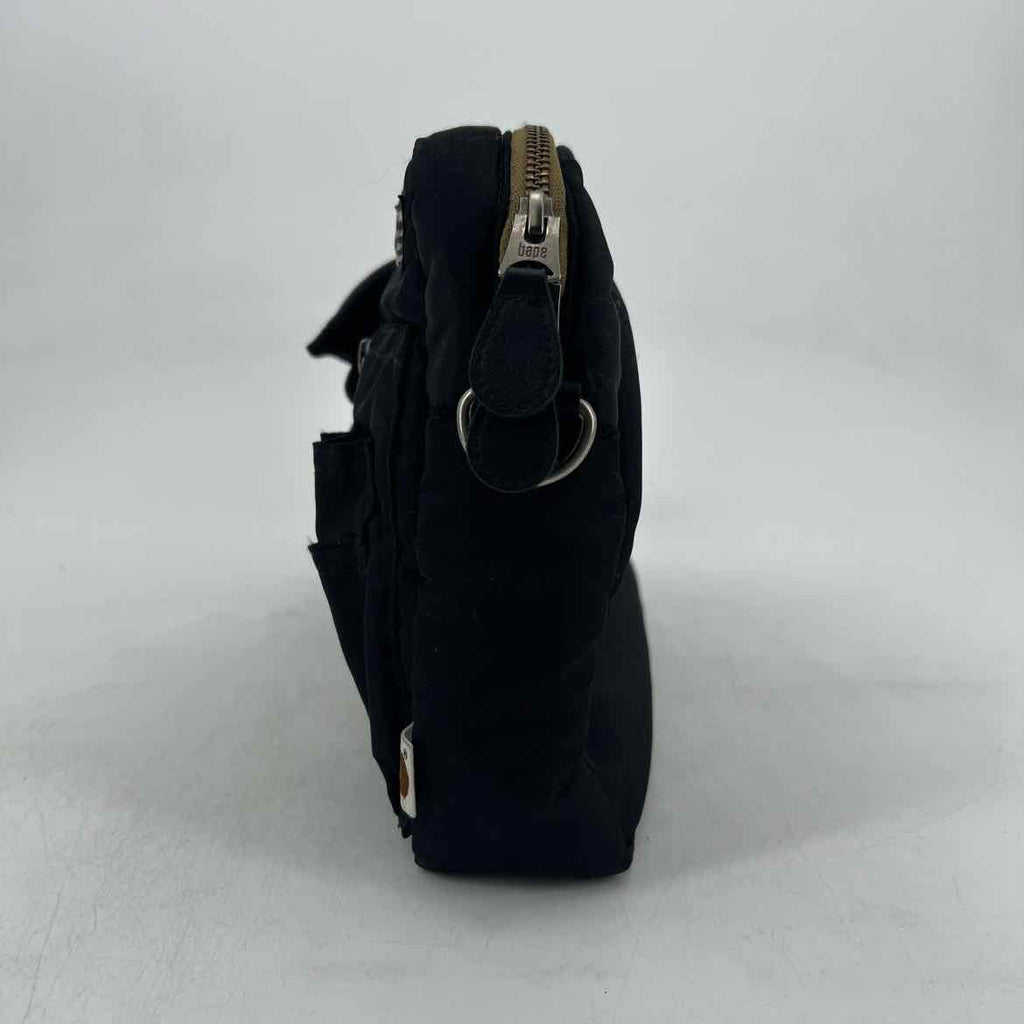 Bape Shoulder Bag "PADDED" Used Black Size OS