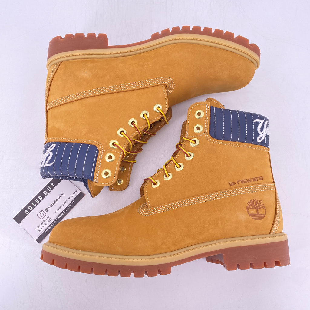 Timberland 6 Inch Boot "New Era X Mlb Yankees Wheat" 2026 New Size 8.5