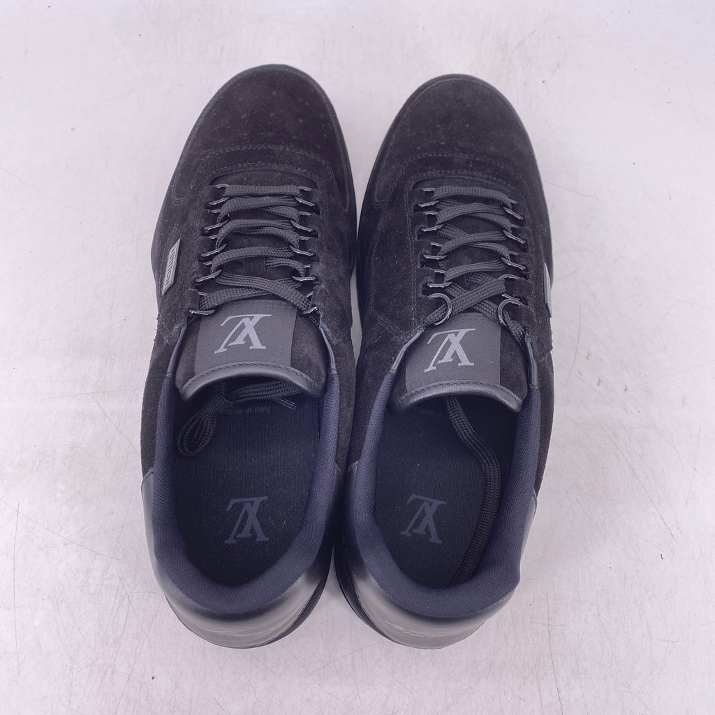 Louis Vuitton Trainer "Suede Black"  Used Size 9LV