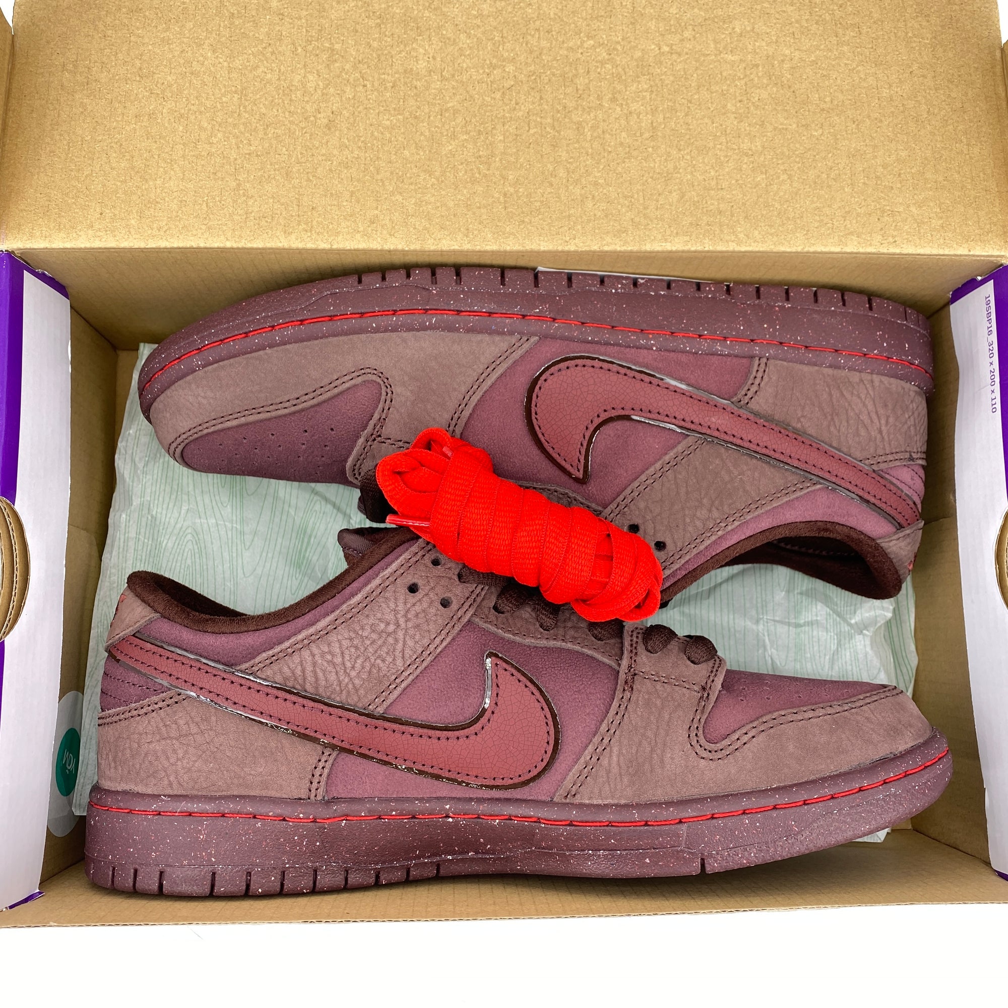 Nike SB Dunk Low &quot;City Of Love Burgundy Crush&quot; 2024 New Size 9