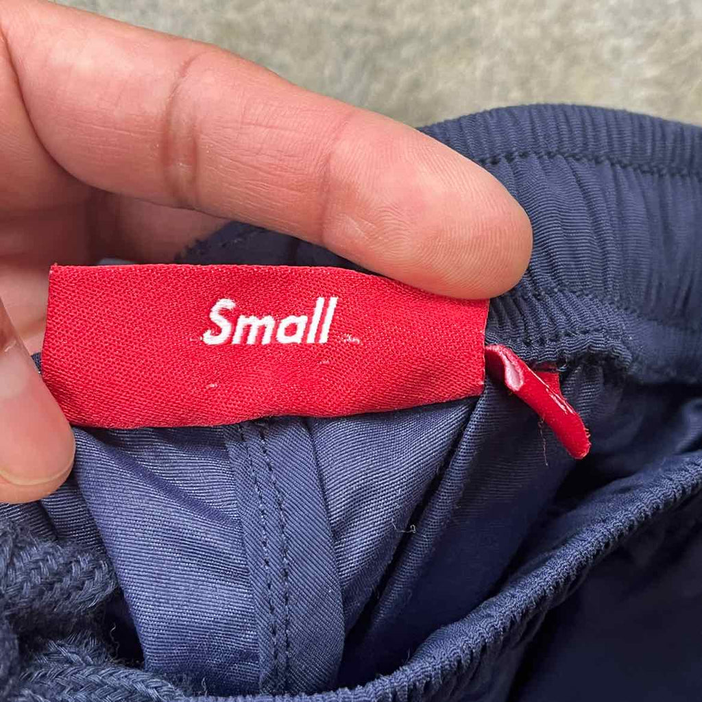 Supreme Track Pants "SPELLOUT" Navy Used Size S