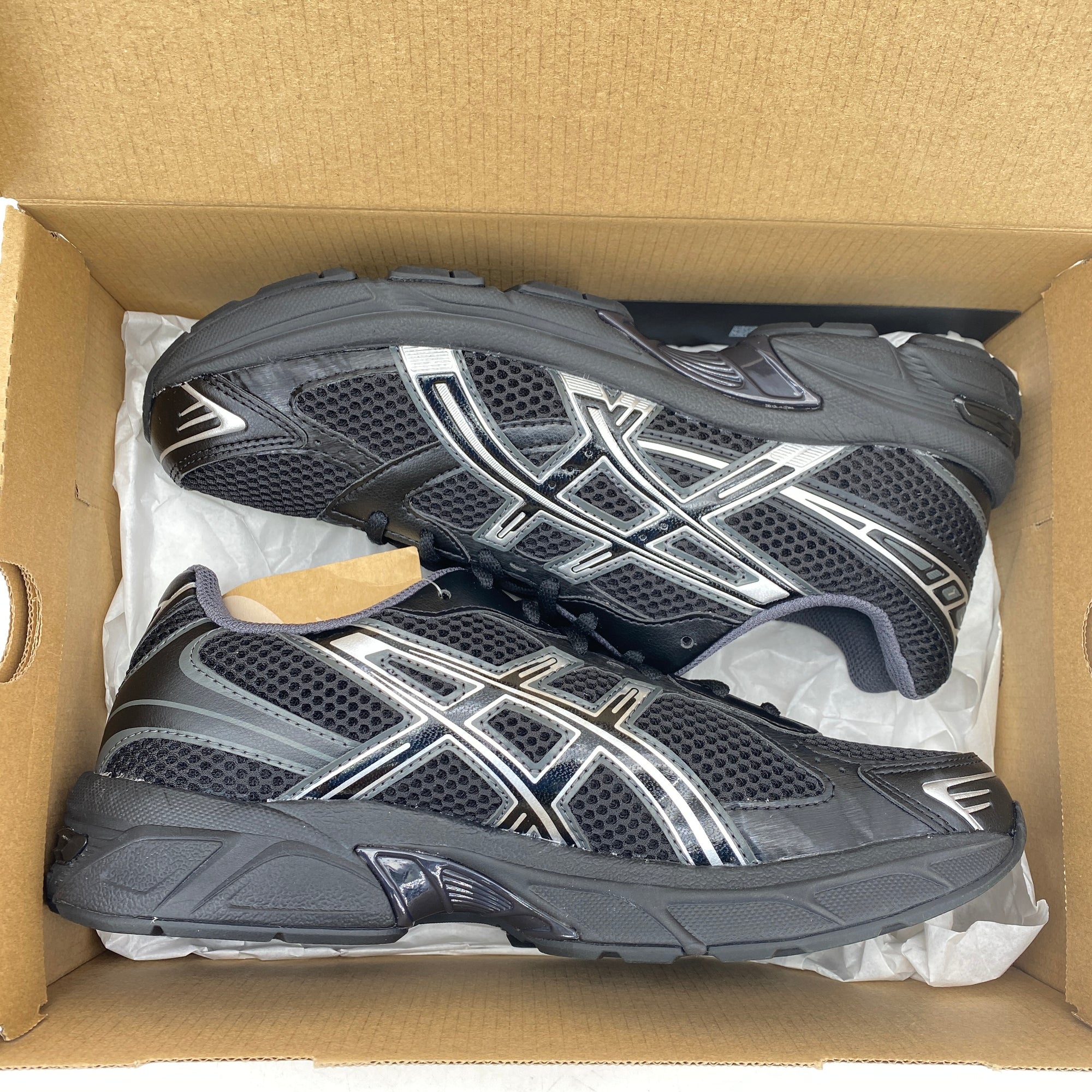 Asics Gel-1130 &quot;Black Pure Silver&quot; 2023 New Size 8