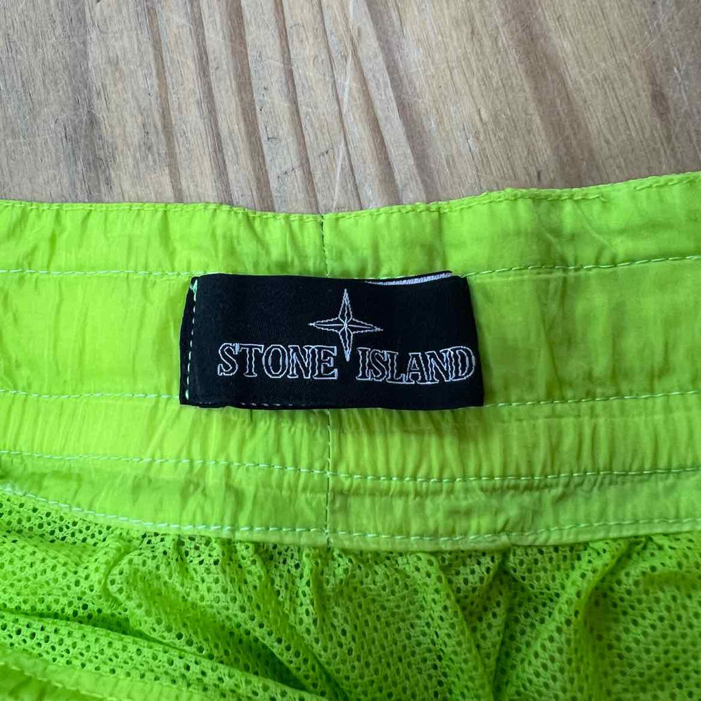 Stone Island Trunks "DE BAIN" Green Used Size L