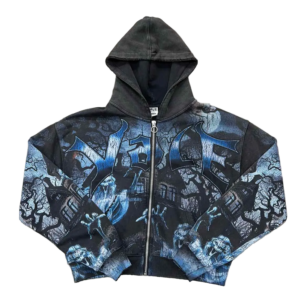Vale Zip Up Black Used Size S Vale