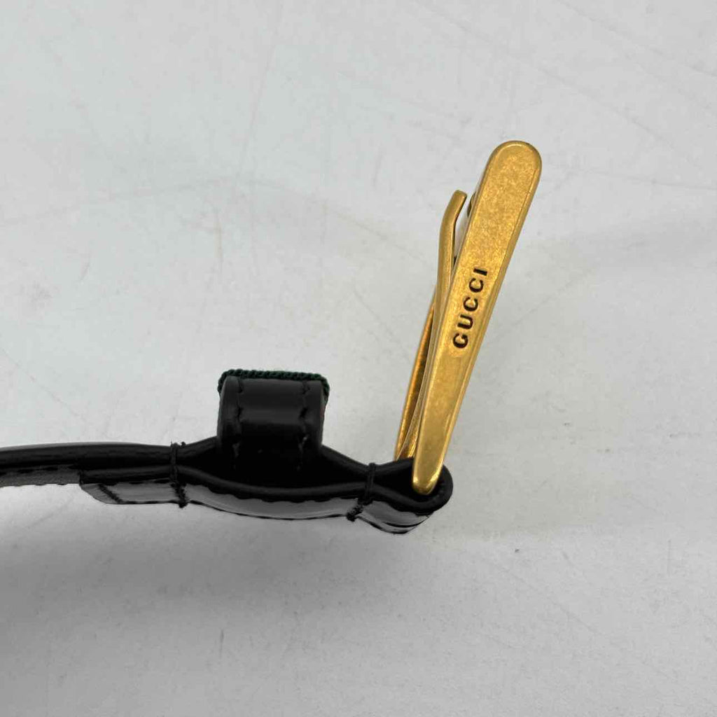 Gucci Belt "MONOGRAM SUPREME" New Black Size 80