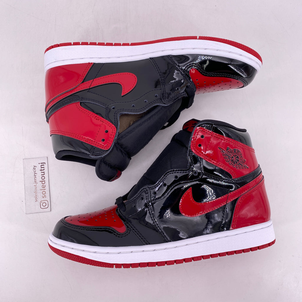 Air Jordan 1 Retro High OG "Patent Bred" 2021 New Size 7