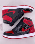 Air Jordan 1 Retro High OG "Patent Bred" 2021 New Size 7