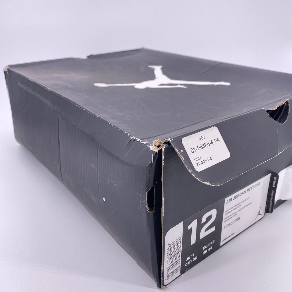Air Jordan 10 Retro "Powder" 2014 New Size 12