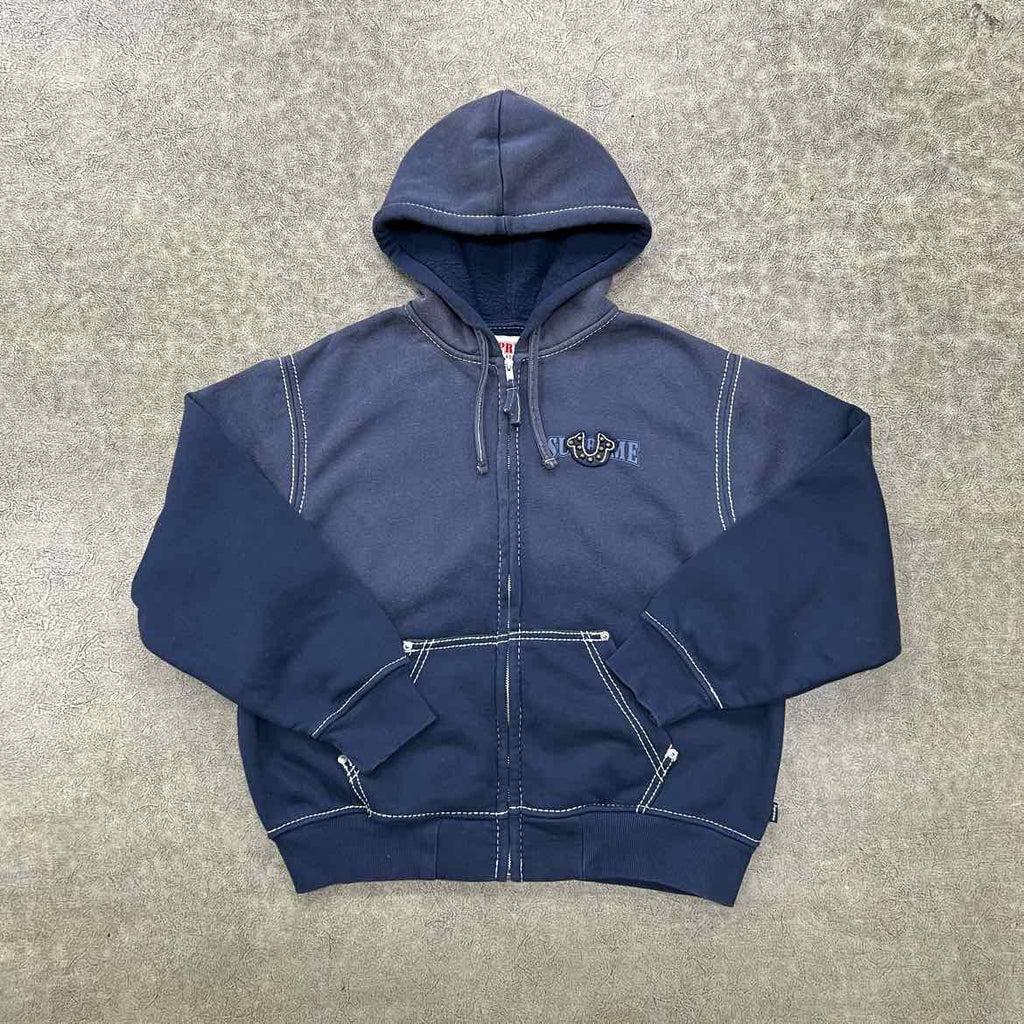 Supreme Zip Up Navy "TRUE RELIGION FW25" New Size S