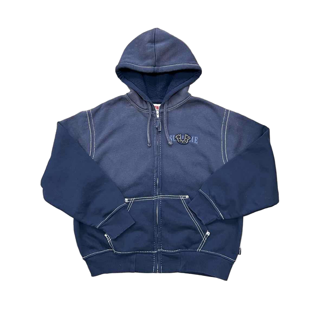 Supreme Zip Up Navy "TRUE RELIGION FW25" New Size S