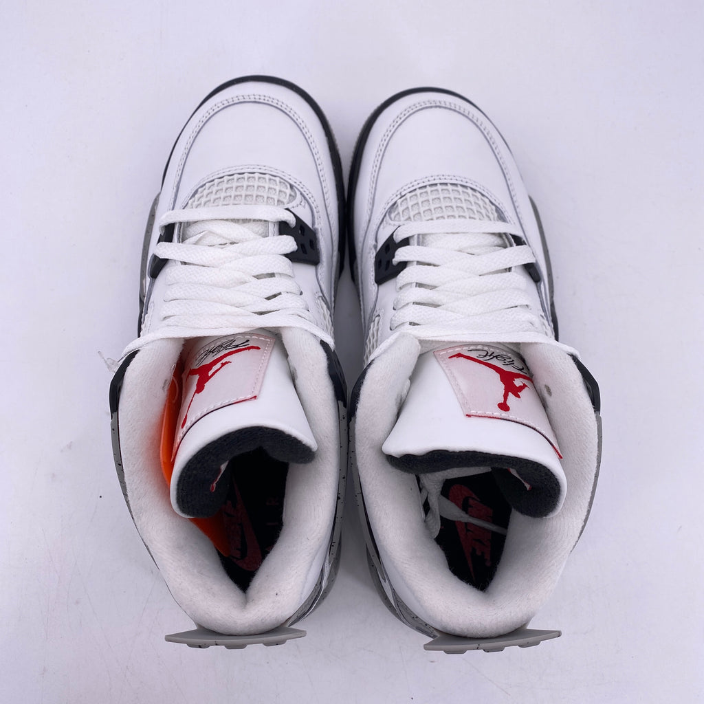 Air Jordan (GS) 4 Retro "White Cement" 2025 New Size 5Y