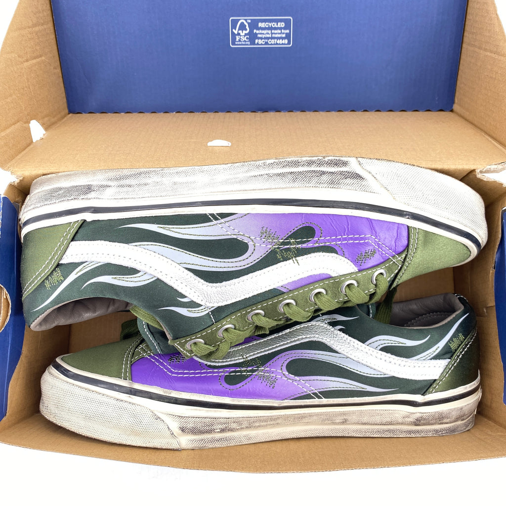 Vans LX Old Skool 36 "Flame Green"  Used Size 9