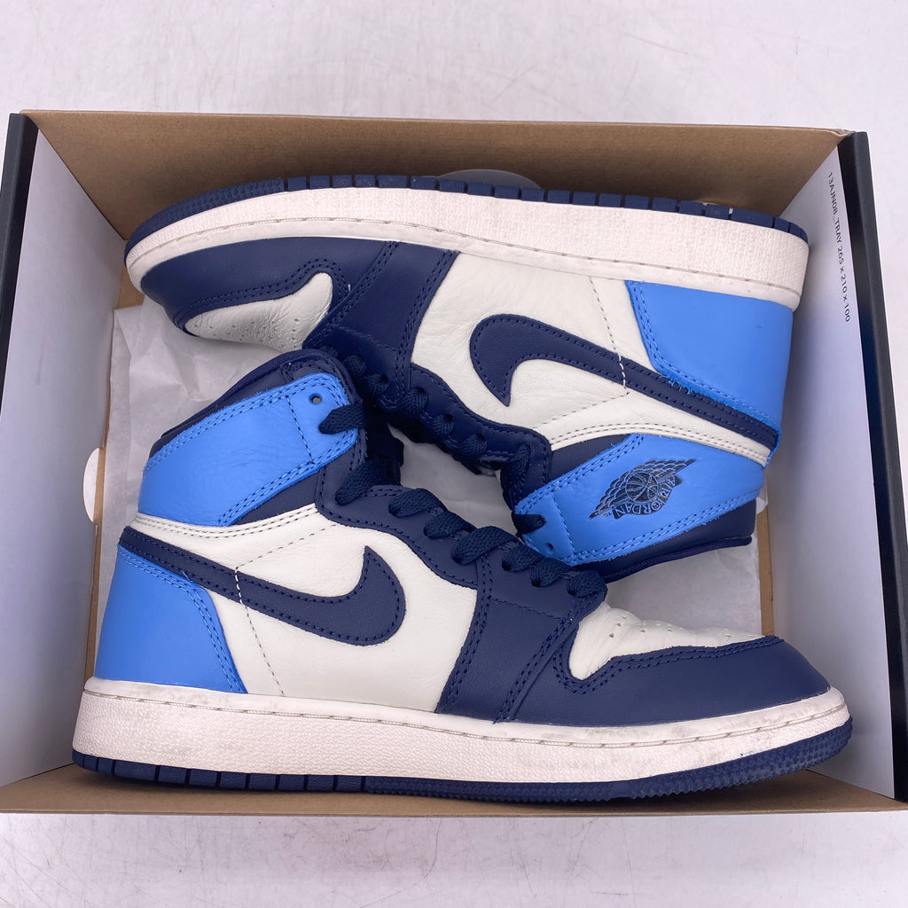 Air Jordan (GS) 1 Retro High OG "Unc Obsidian" 2019 Used Size 4.5Y