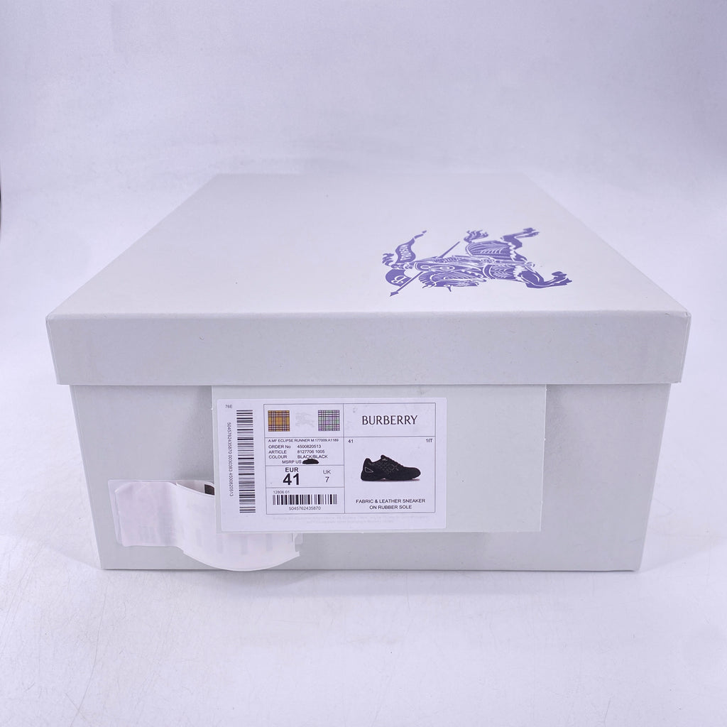 Burberry Eclipse Sneaker "Black"  New Size 41