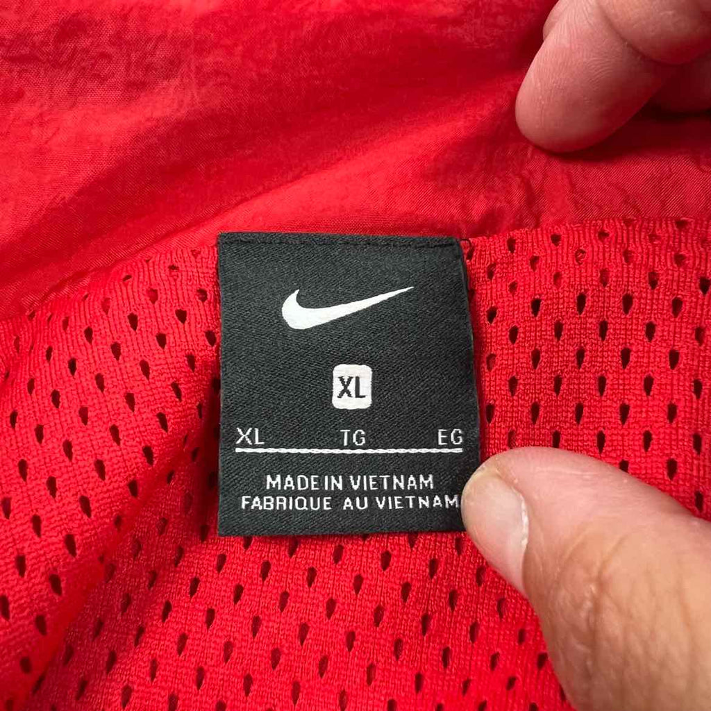 Nike Track Jacket "BLACK RED" BLACK RED Used Size XL
