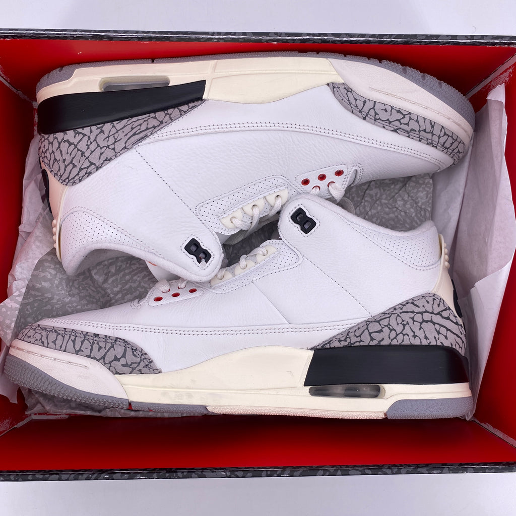 Air Jordan 3 Retro "White Cement Reimagined" 2023 Used Size 11.5