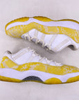 Air Jordan (W) 11 Retro Low "Yellow Snakeskin" 2023 Used Size 10W