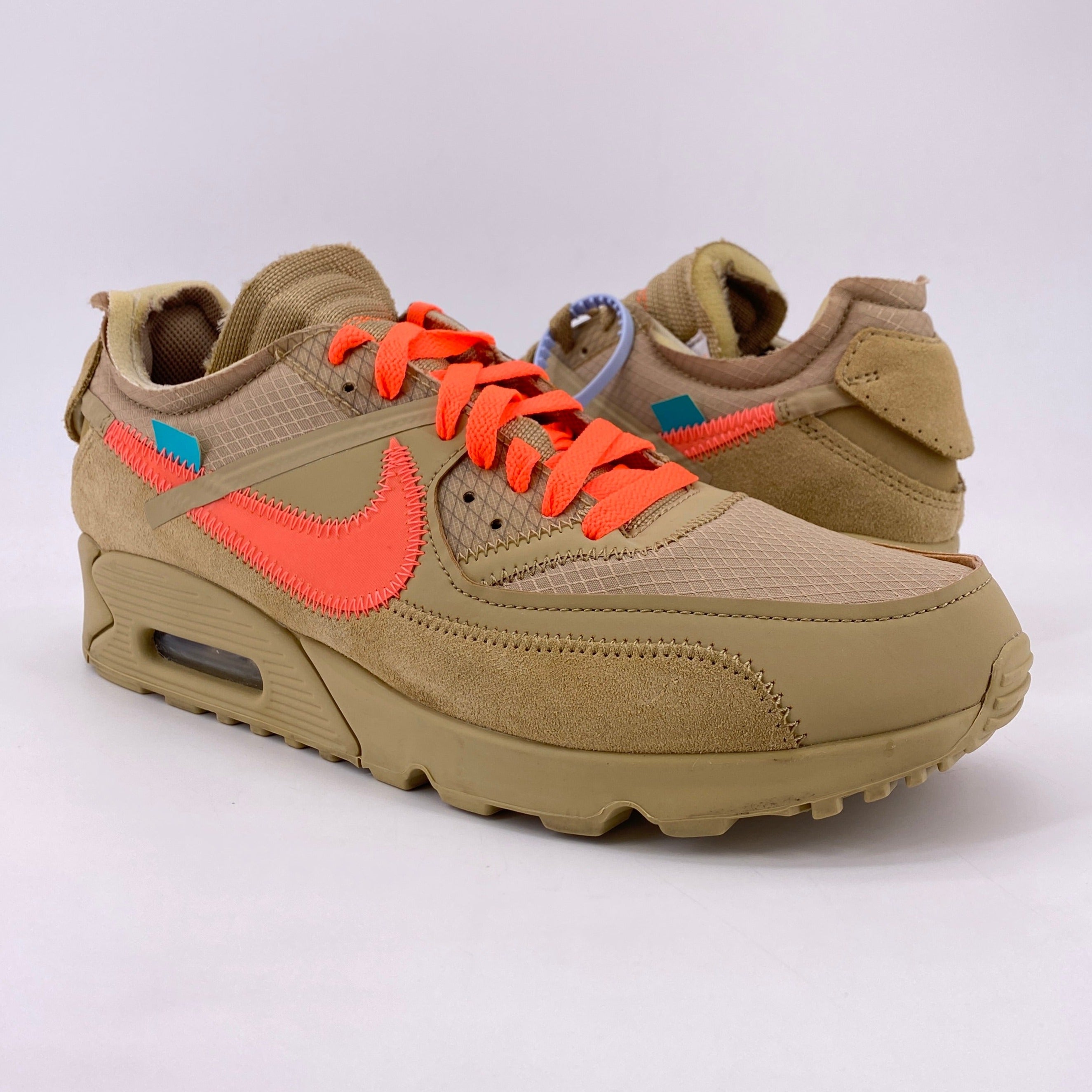 Nike Air Max 90 / OW "Desert Ore" 2019 Used Size 9.5