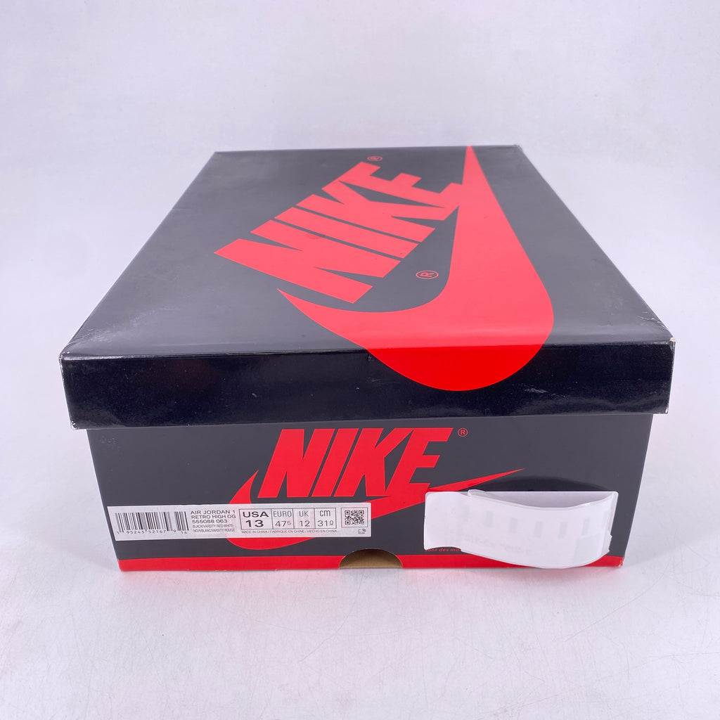 Air Jordan 1 Retro High OG "Patent Bred" 2021 New Size 13