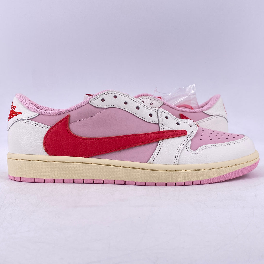 Air Jordan 1 Retro Low "Travis Scott Sail Tropical Pink" 2026 New Size 10.5