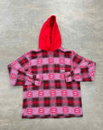 Supreme Flannel "SHADOW PLAID" Red Used Size M