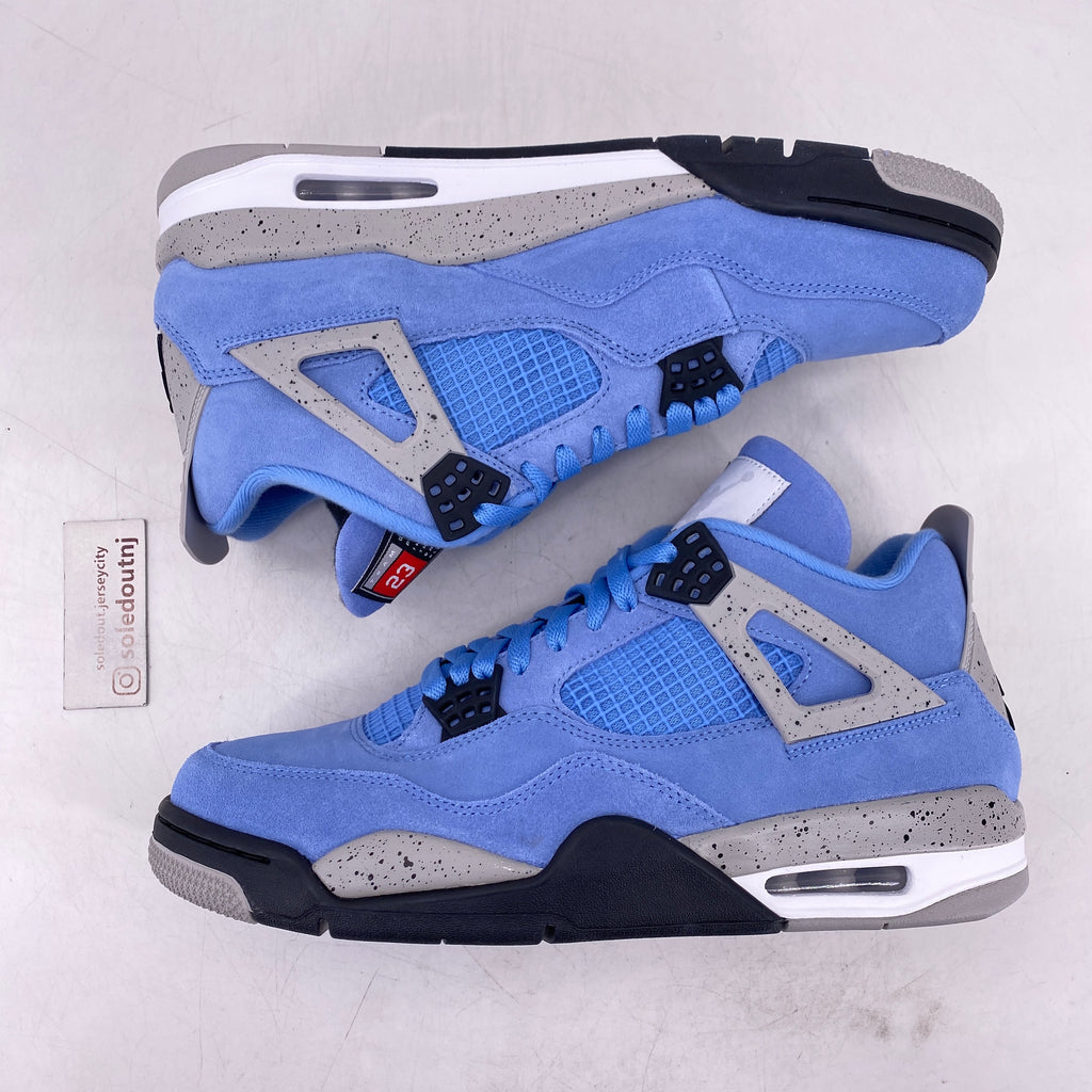 Air Jordan 4 Retro "University Blue" 2021 New Size 10.5