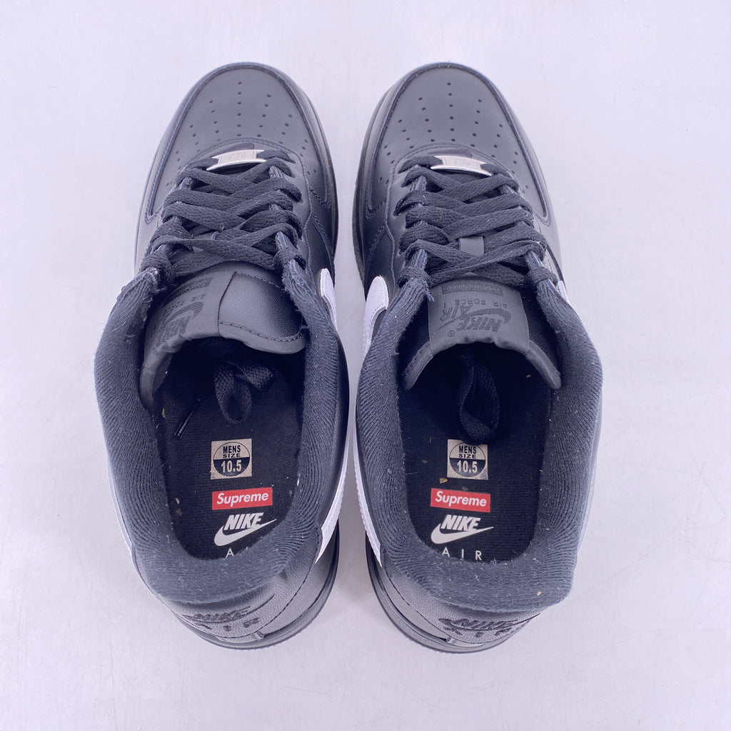 Nike Air Force 1 Low "Supreme Black White" 2025 Used Size 10.5