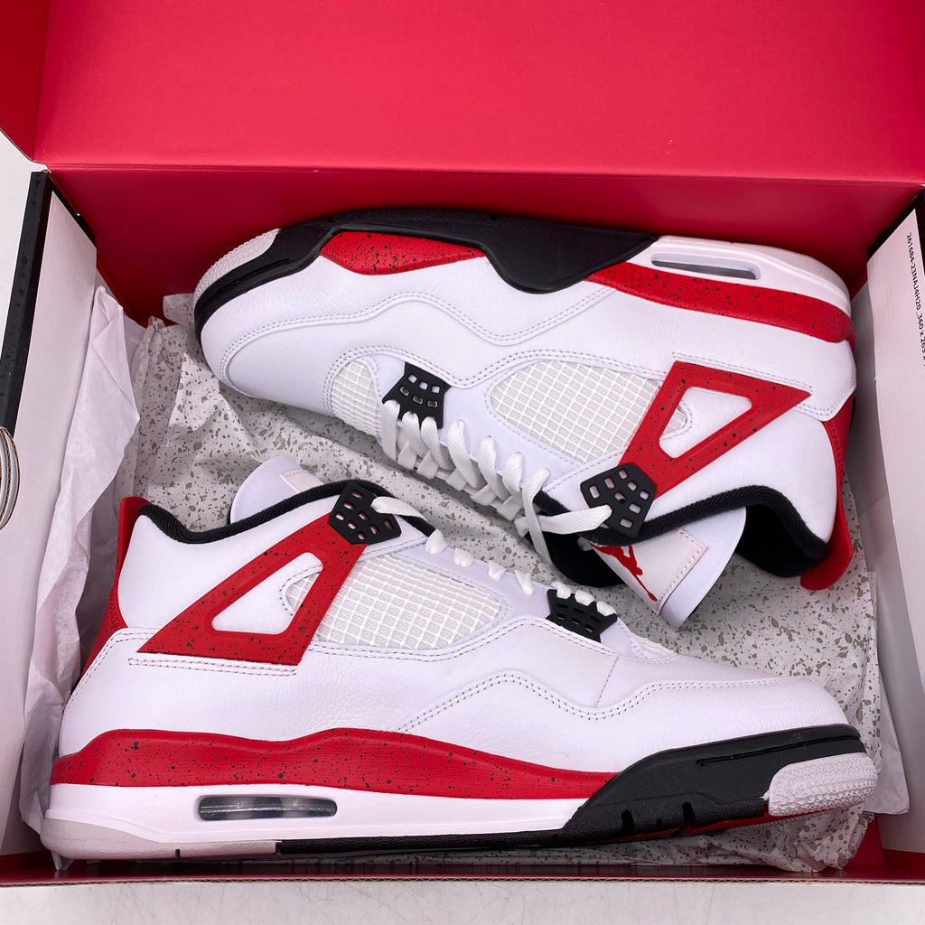 Air Jordan 4 Retro "Red Cement" 2023 New Size 11.5